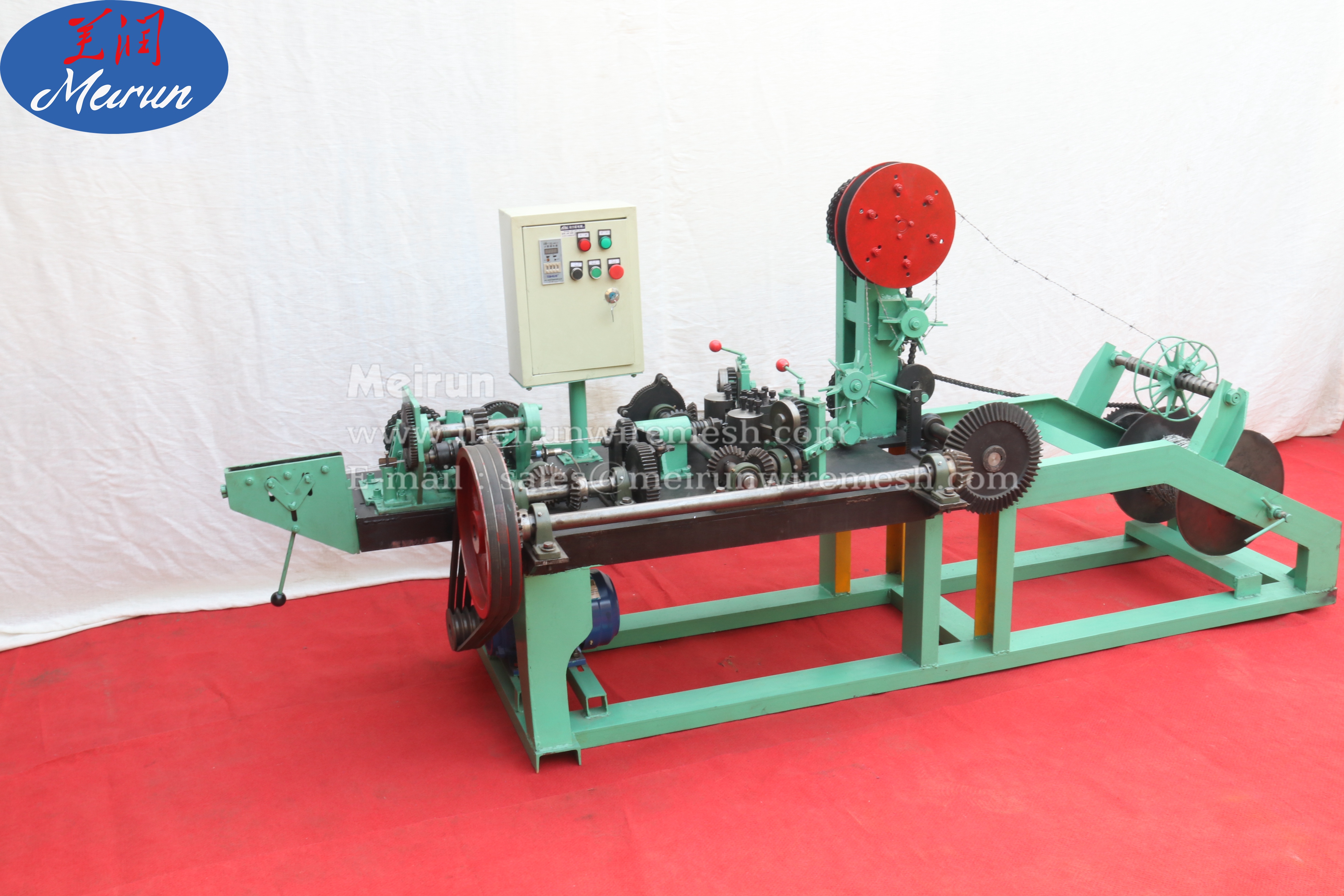 Best Service Double Strands Barbed Wire Mesh Machine