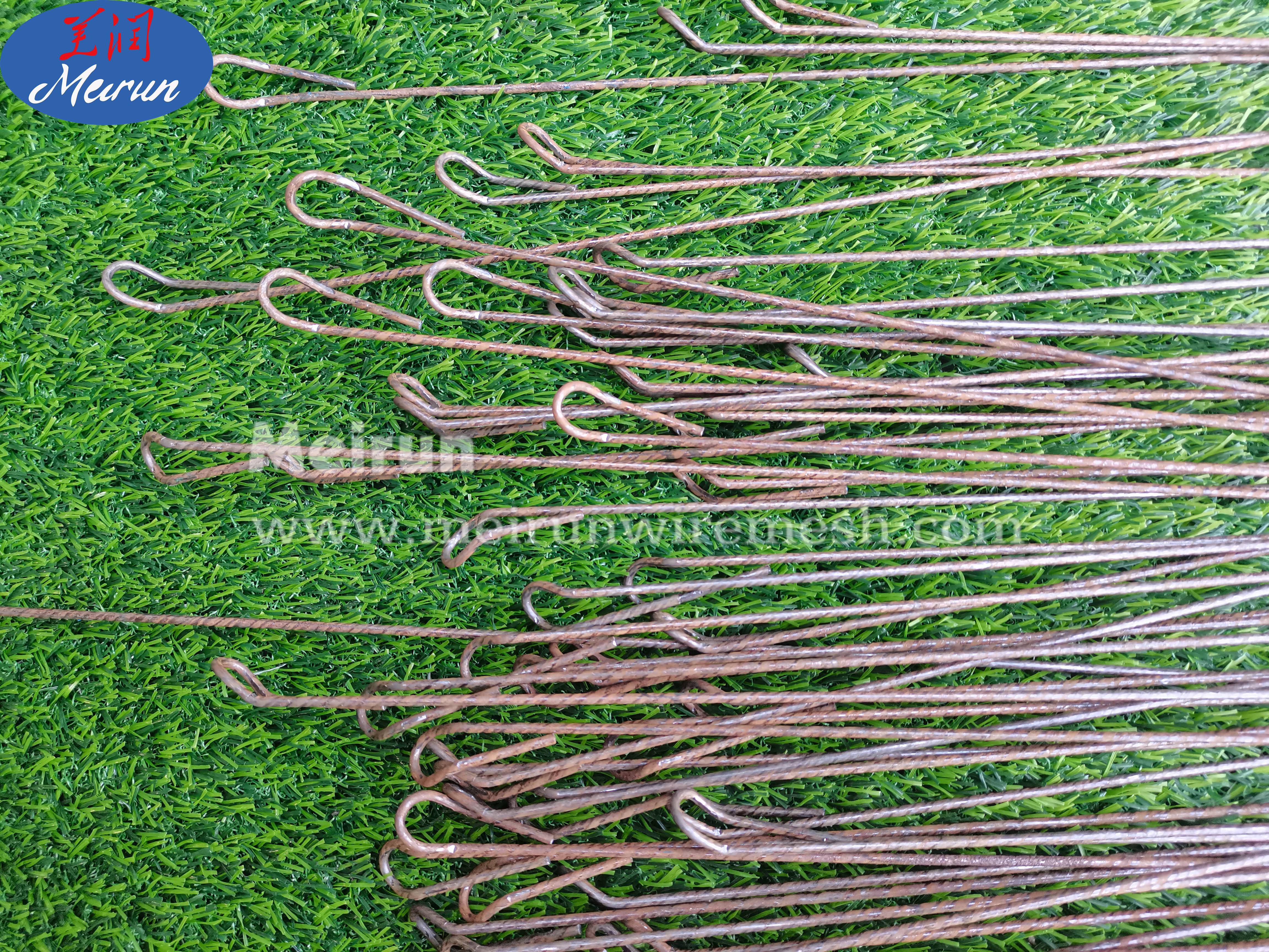 Galvanized Double Loop Bale Ties / Quick Link Cotton Packing Wire/Double Loops/Bale Tie Machine