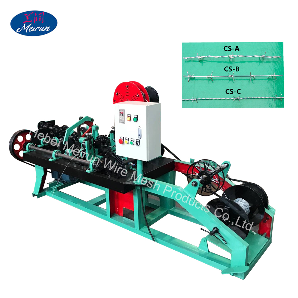 CSB CSC Automatic Barbed Wire Making Machine strand Double strands Barbed wire equipment with 4 pay-off 