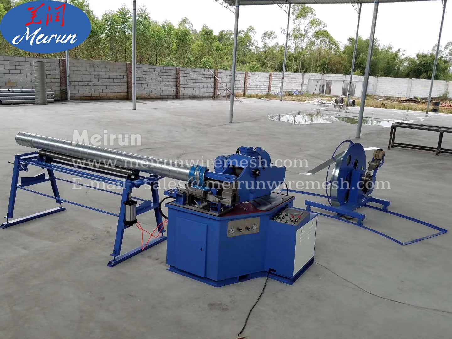 Tube Former Duct Production Line Fabrication Machine with Best Service And Low Price