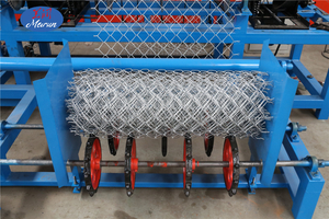  Chain link fence cylone wire mesh machine