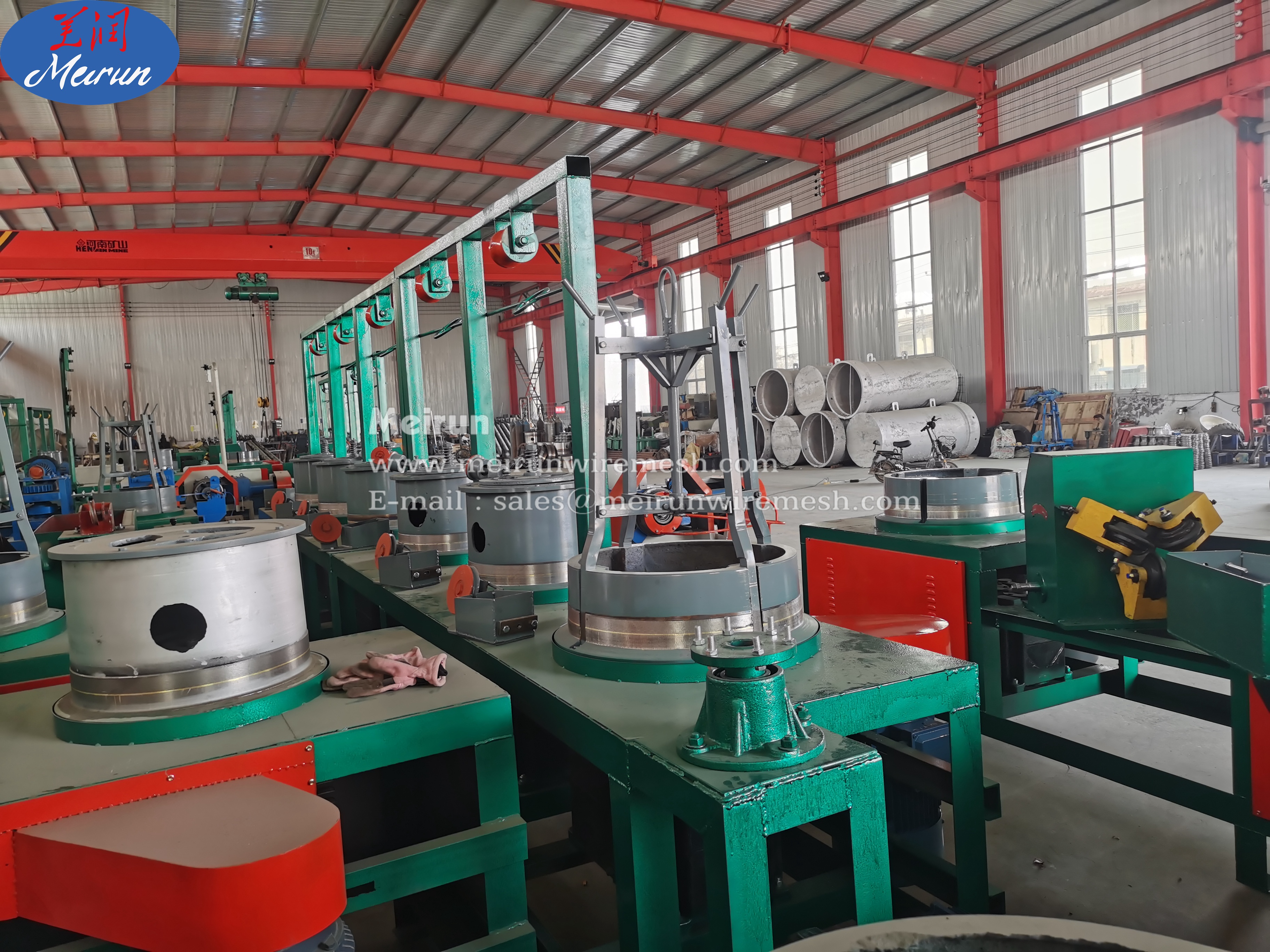 Straight Line Wire Drawing Machine for Making Hangers 