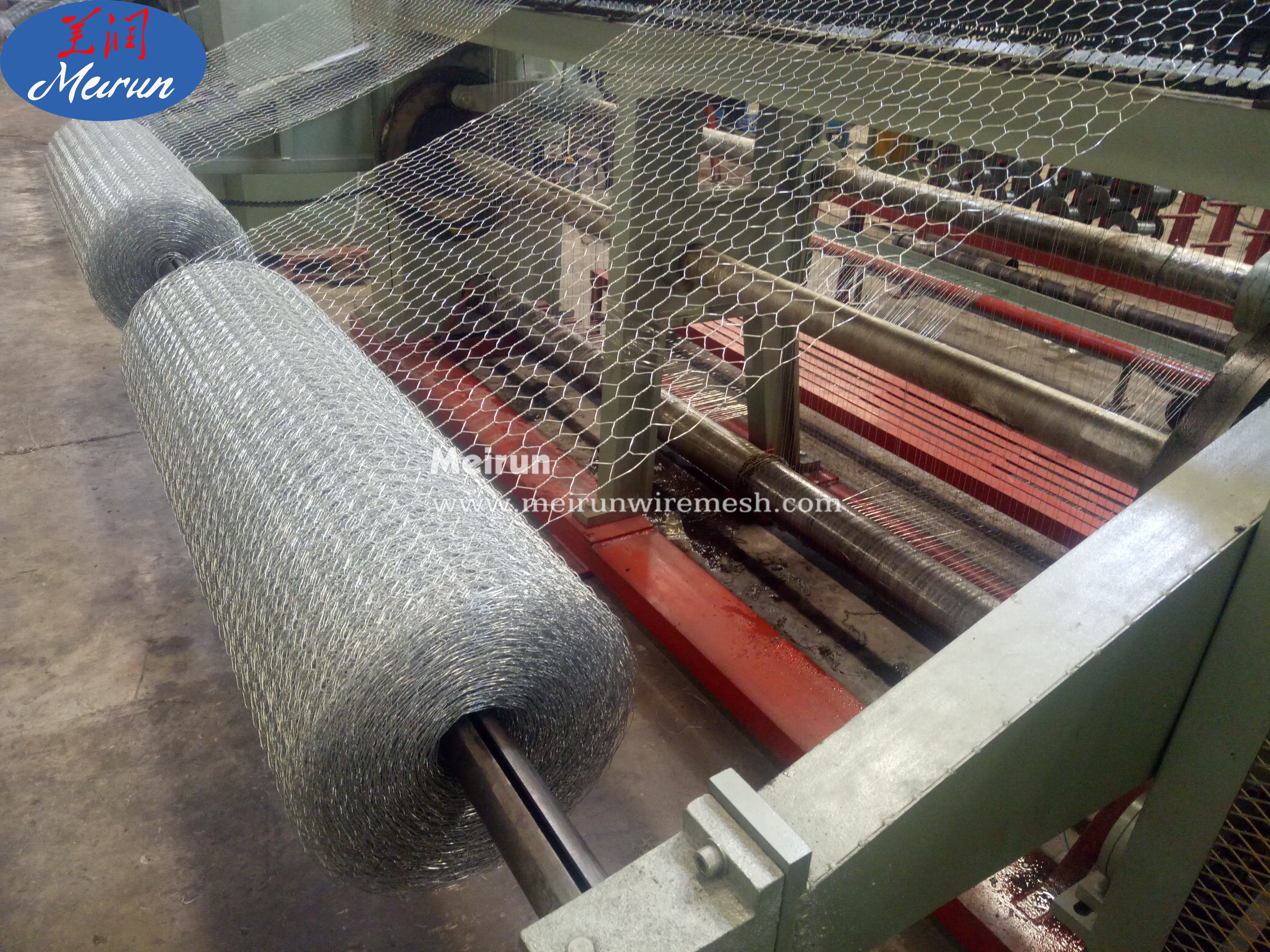 2022 Hot Sales Hexagonal Wire Mesh Knitting Machine Gabion Box Making Machine