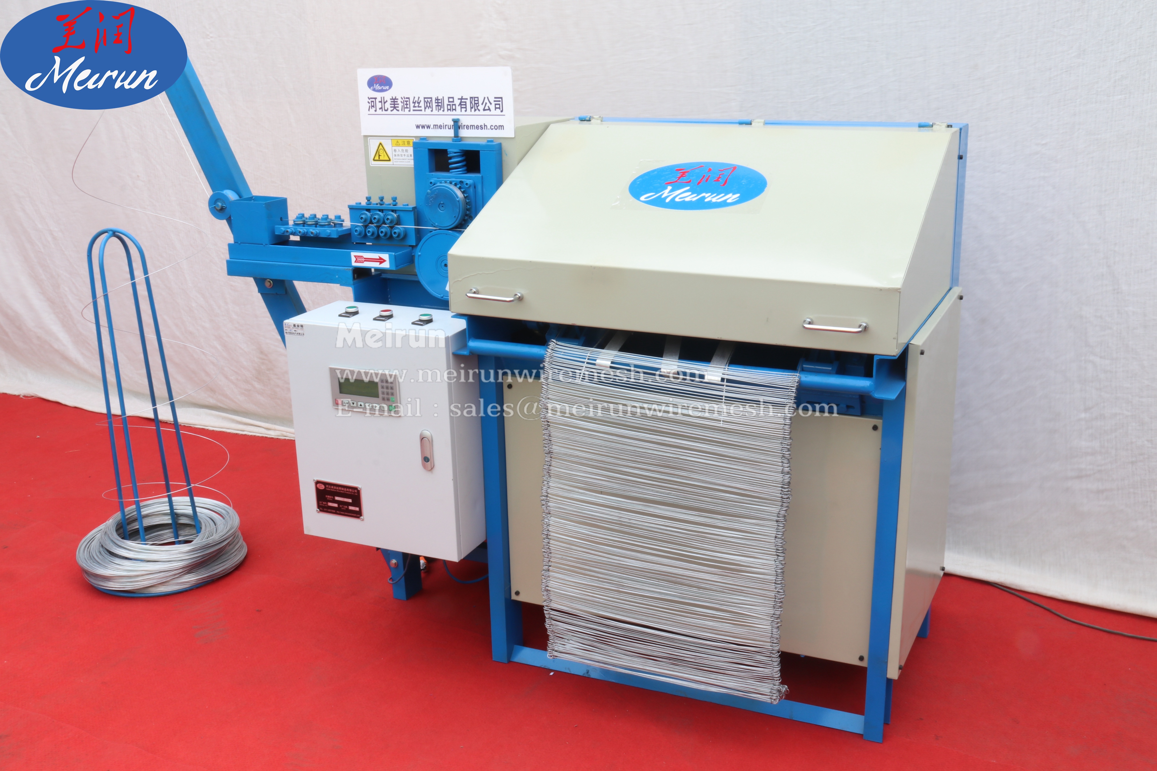High Efficiency Full Automatic Double Loop Tie Wire Machine Popular in The World 