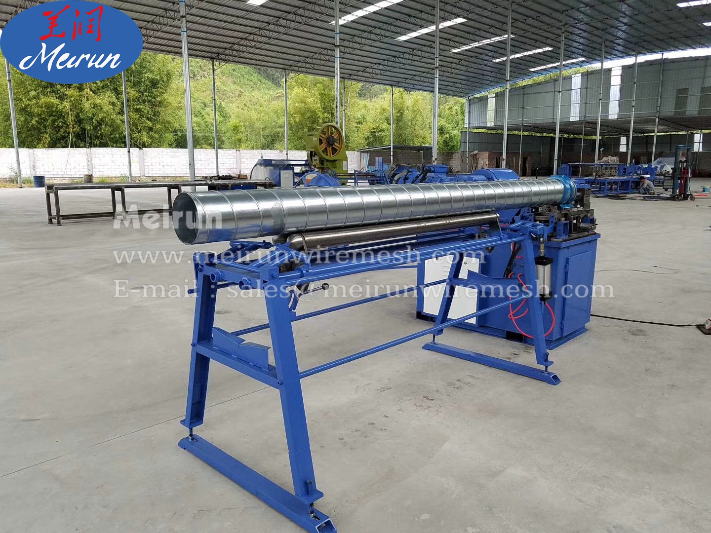 Forming Machine Round Pipe Tube Making For Ventilation