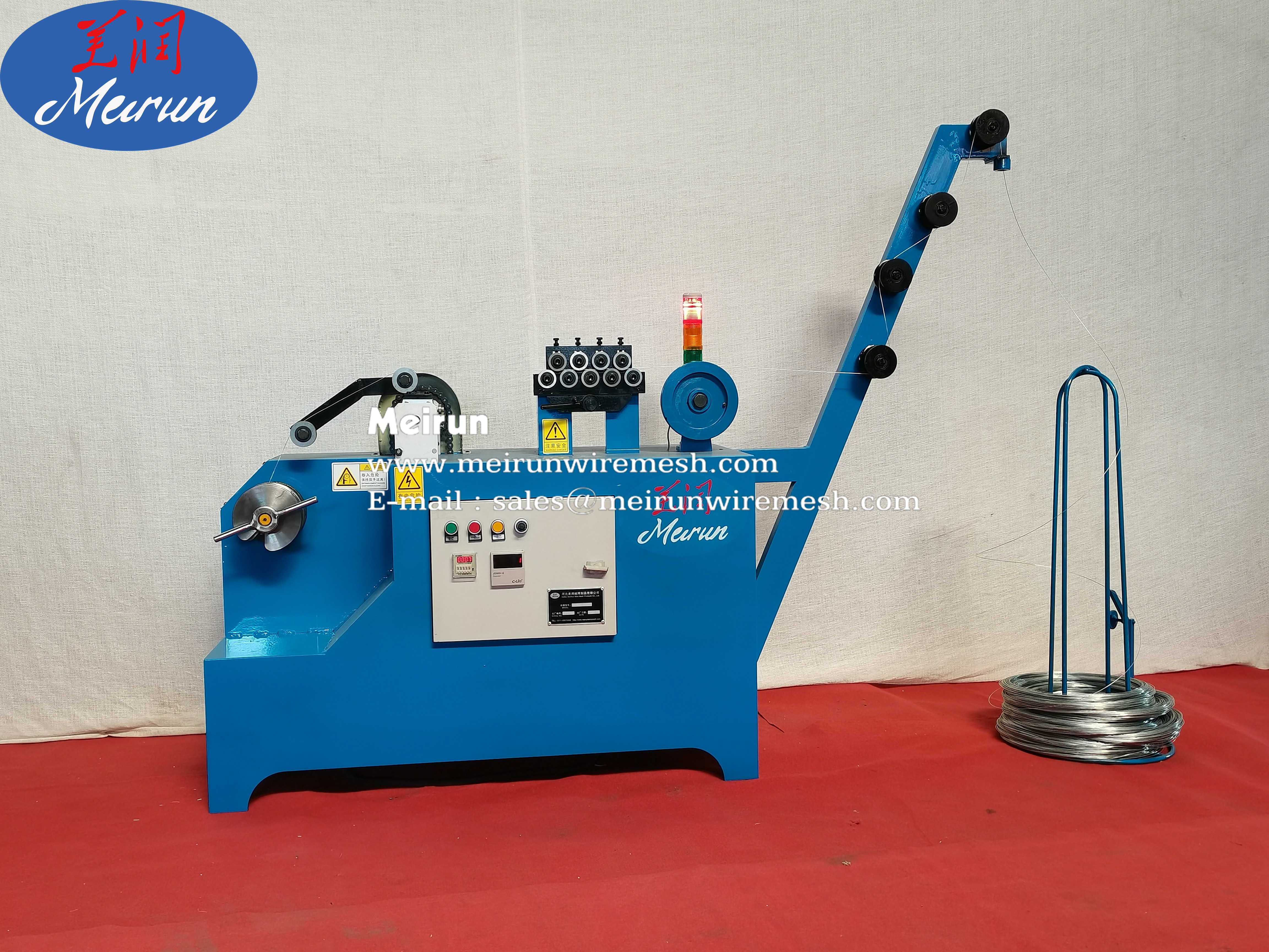 Steel Wire Roller And Coiler Wire Making Machine with CE Certificate 