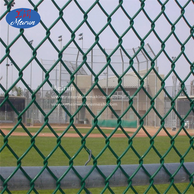 PVC Coated Chain Link Fence Wire Mesh - Buy Wire mesh fence, Chain link ...