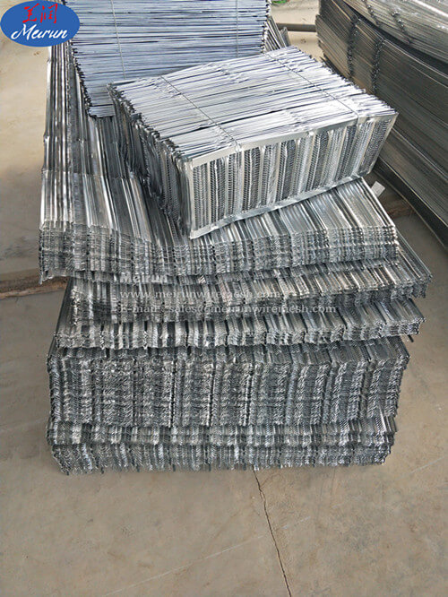 Galvanized Hi Rib Lath Formwork Machine 