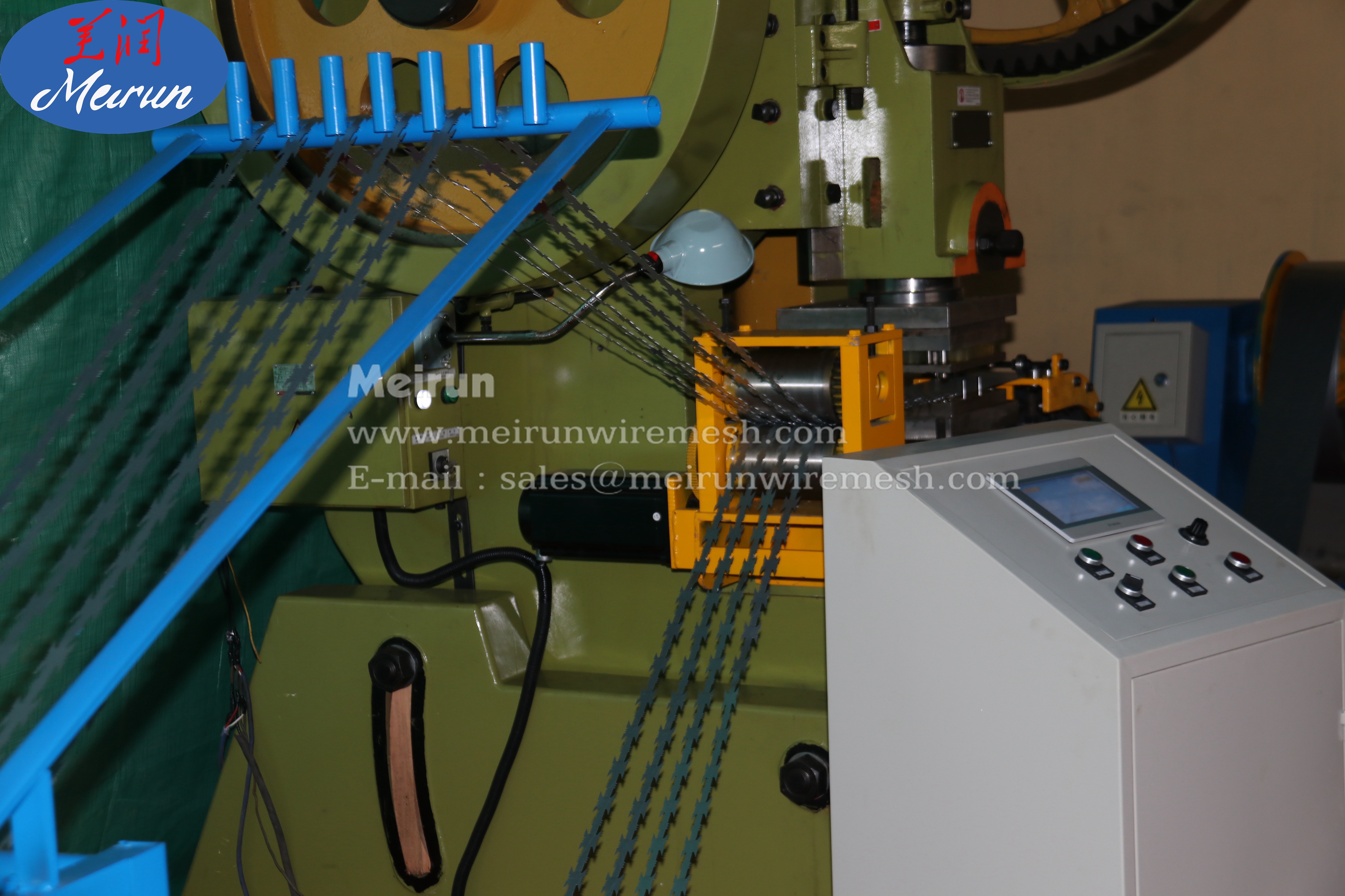 Hebei meirun best price new design Razor Barbed Wire Making Machine