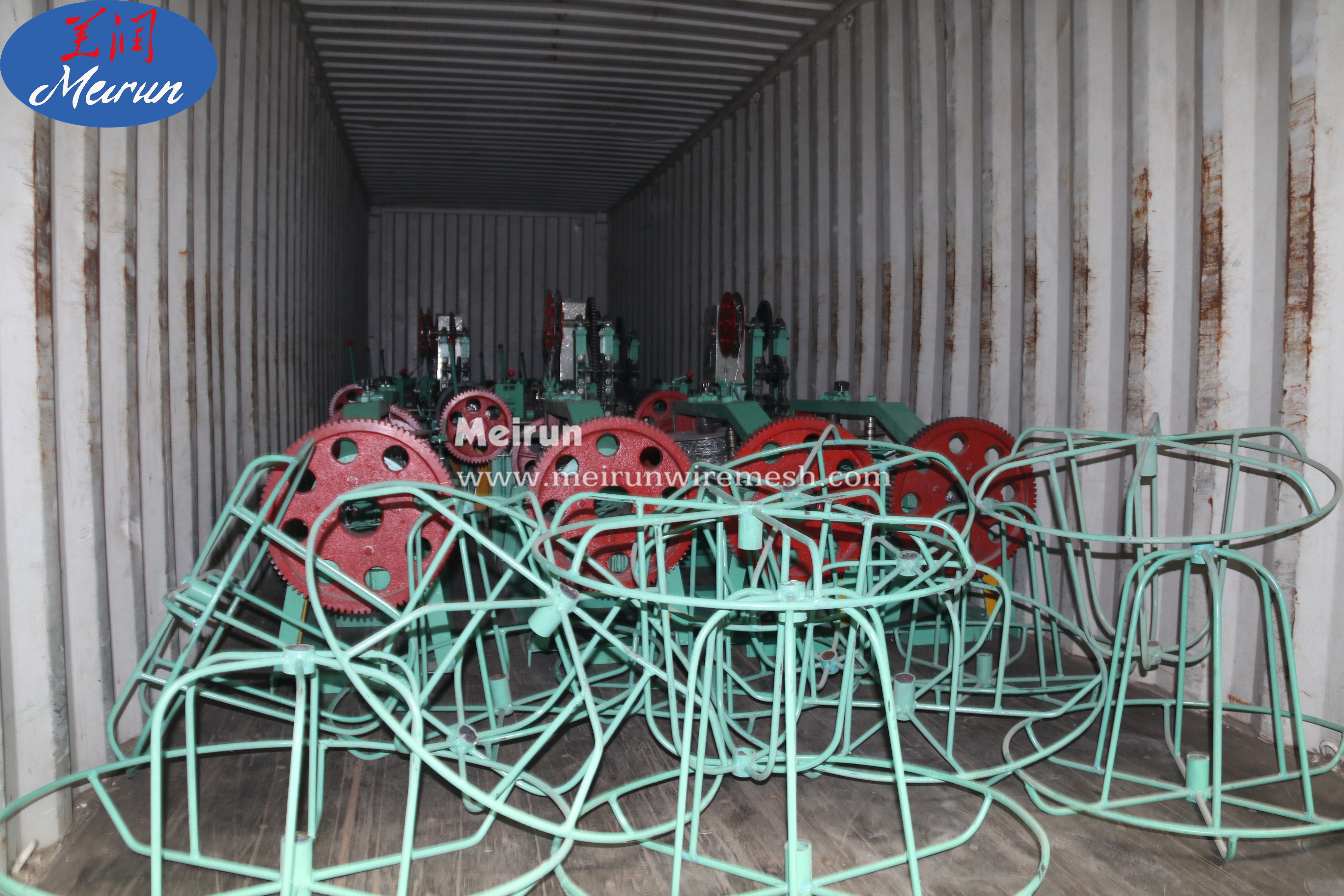 Straight And Reverse Double Stranded Twited Barbed Wire Fence Rope Machine