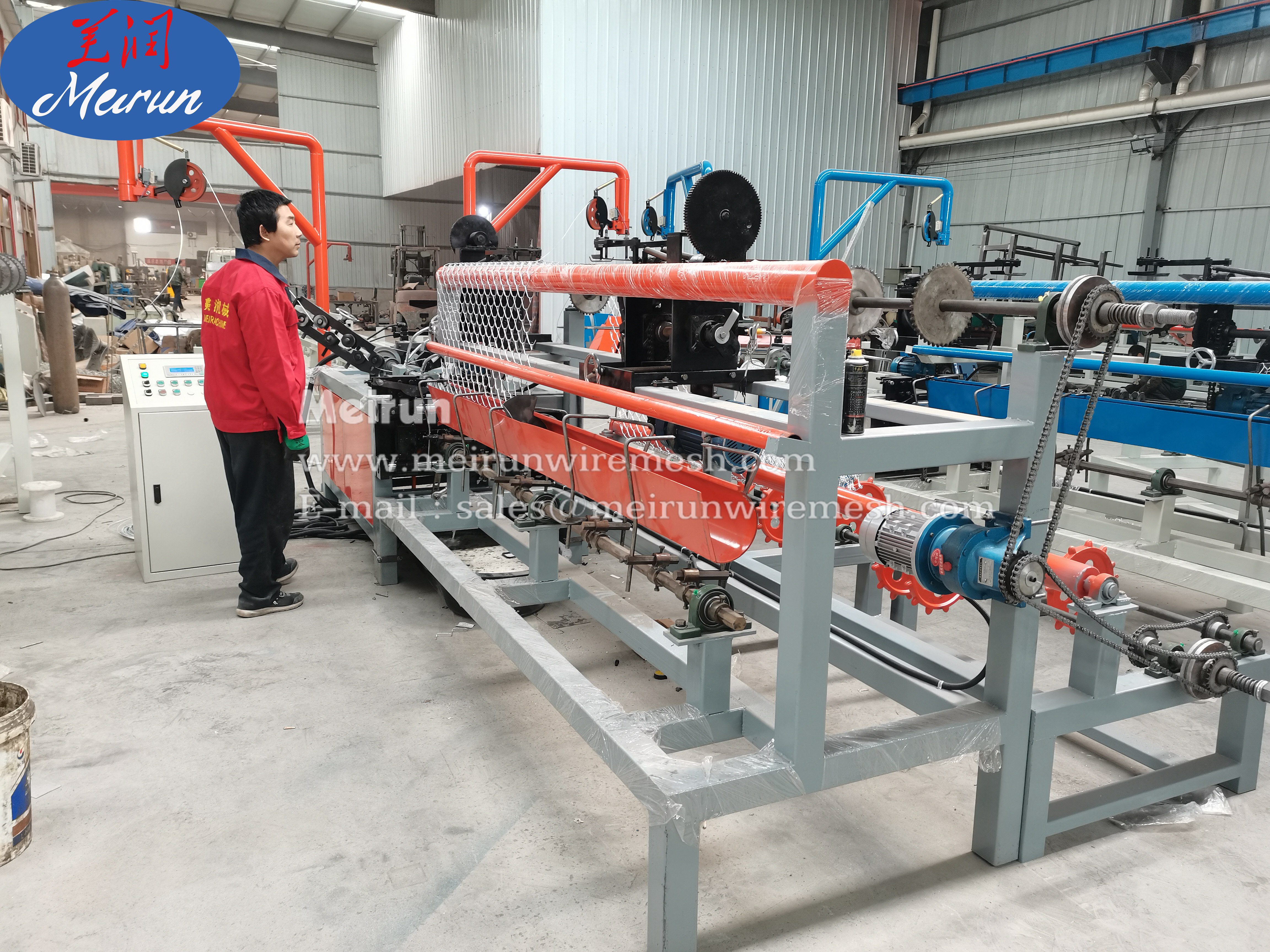 Good Quality Privacy Chain Link Fence Making Machine