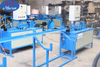 Razor barbed wire mesh panel fence welded Aligning and cutting machine 