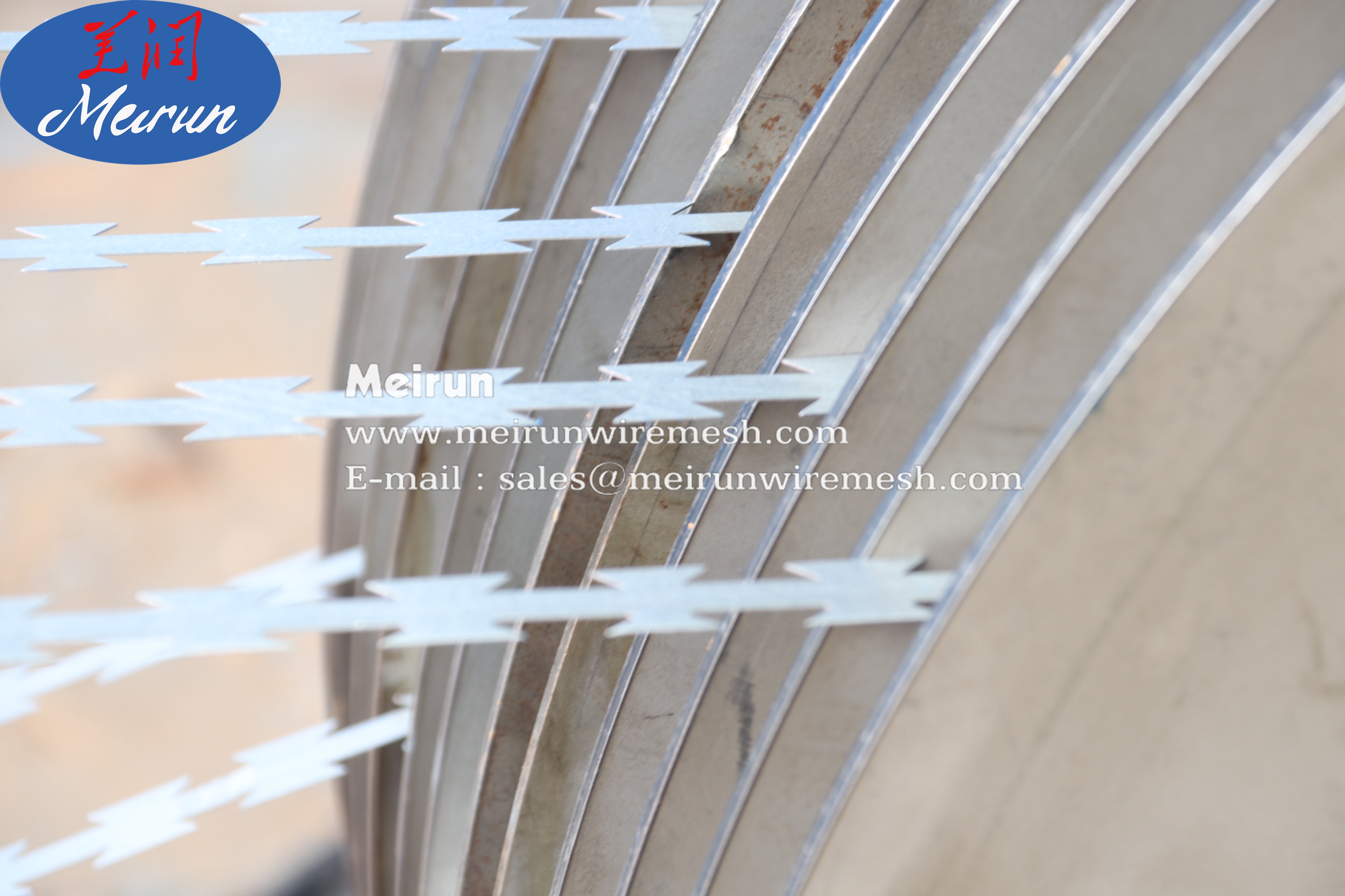 BTO & CBT Galvanized Concertina Razor Barbed Wire Blade, Razor Barbed Wire